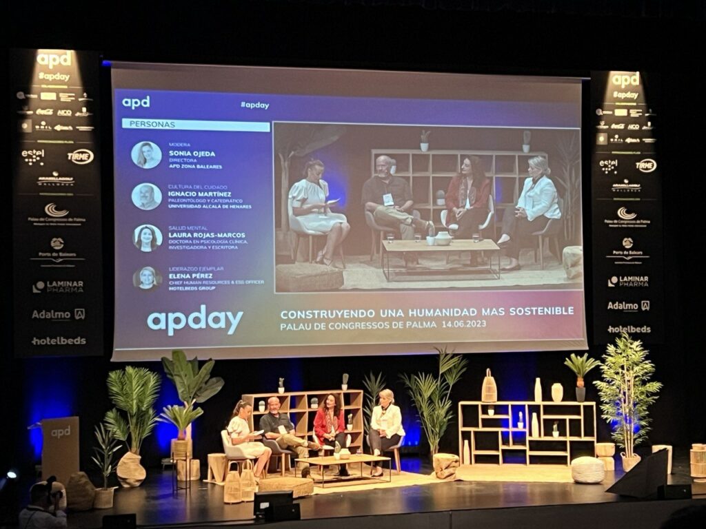 Talat present at APDay 2023, round table on people.