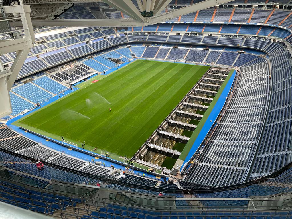 Sistema HVAC de climatización y control BMS en el hipogeo del estadio Santiago Bernabéu.